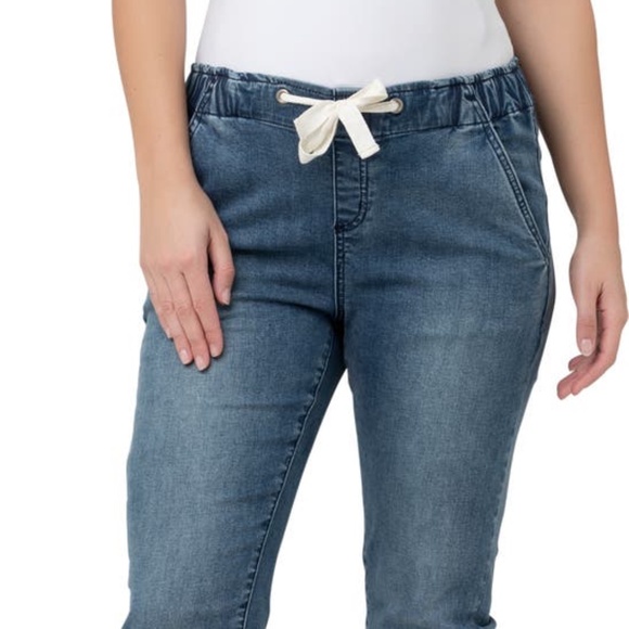 Denim Maternity Joggers - Picture 5 of 5